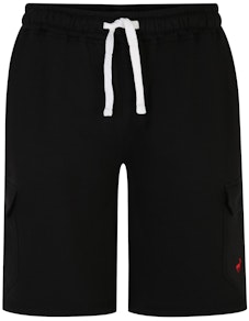 Bigdude Fleece Cargo Shorts Black